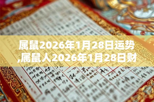 属鼠2026年1月28日运势,属鼠人2026年1月28日财运,生肖鼠2026年1月28日运势
