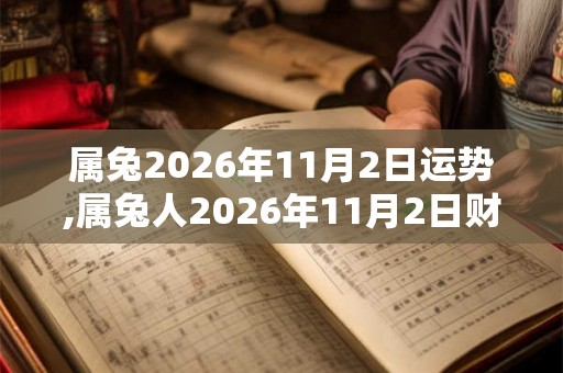 属兔2026年11月2日运势,属兔人2026年11月2日财运,生肖兔2026年11月2日运势