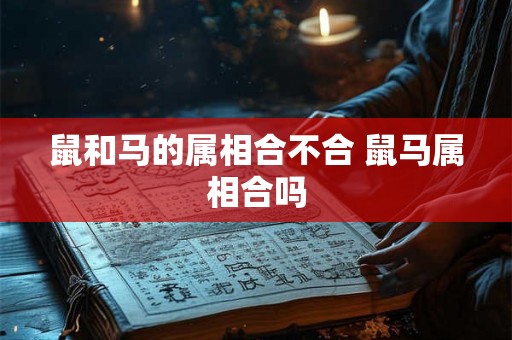 鼠和马的属相合不合 鼠马属相合吗 鼠和马的属相合不合 鼠马属相合吗