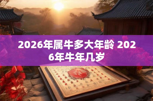 2026年属牛多大年龄 2026年牛年几岁