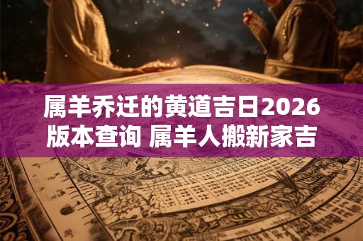 属羊乔迁的黄道吉日2026版本查询 属羊人搬新家吉日查询