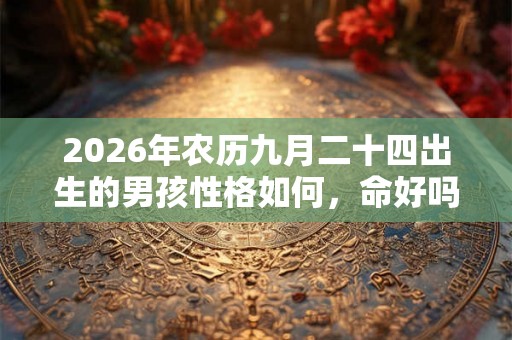 2026年农历九月二十四出生的男孩性格如何,命好吗? 2026年农历九月二十四出生的男孩性格如何,命好吗?