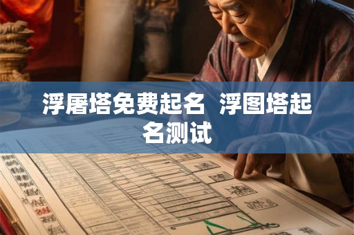 浮屠塔免费起名 浮图塔起名测试 浮屠塔免费起名 浮图塔起名测试
