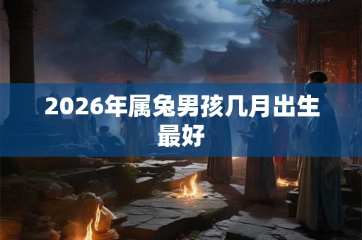 2026年属兔男孩几月出生最好