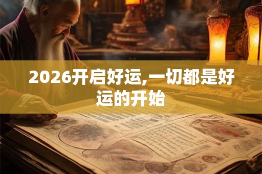 2026开启好运,一切都是好运的开始
