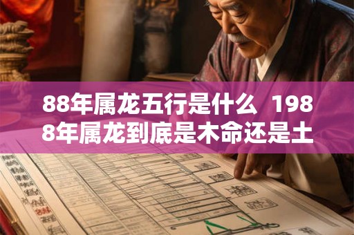 88年属龙五行是什么  1988年属龙到底是木命还是土命