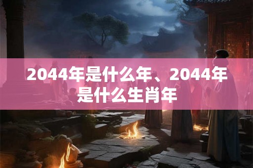 2044年是什么年、2044年是什么生肖年