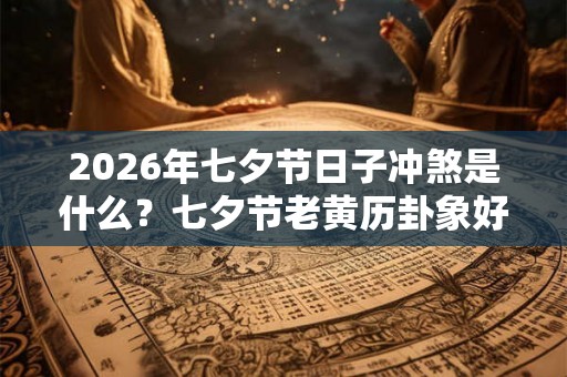 2026年七夕节日子冲煞是什么？七夕节老黄历卦象好吗？