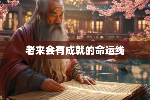 老来会有成就的命运线