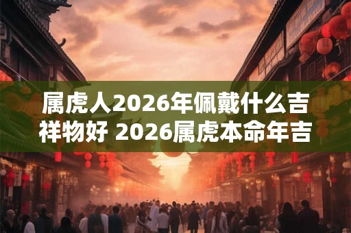 属虎人2026年佩戴什么吉祥物好 2026属虎本命年吉祥物