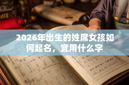 2026年出生的姓席女孩如何起名，宜用什么字