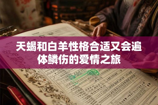 天蝎和白羊性格合适又会遍体鳞伤的爱情之旅