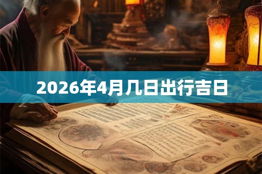 2026年4月几日出行吉日