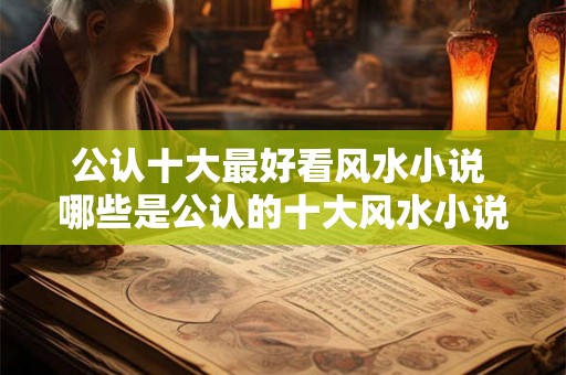 公认十大最好看风水小说 哪些是公认的十大风水小说