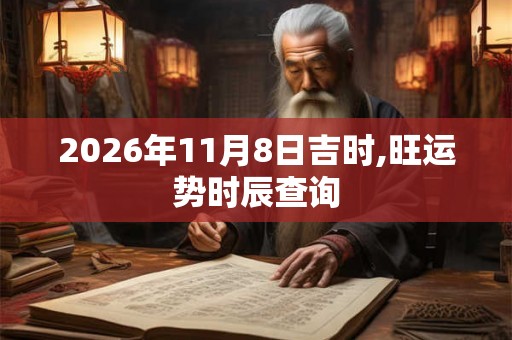2026年11月8日吉时,旺运势时辰查询