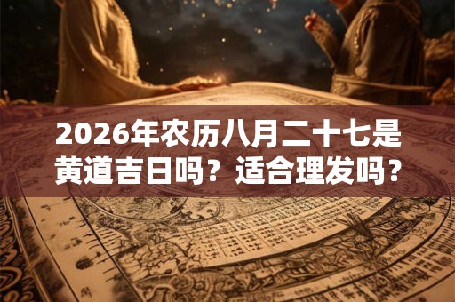 2026年农历八月二十七是黄道吉日吗?适合理发吗? 2026年农历八月二十七是黄道吉日吗?适合理发吗?