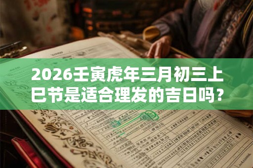 2026壬寅虎年三月初三上巳节是适合理发的吉日吗？