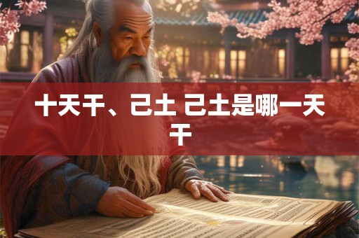 十天干、己土 己土是哪一天干