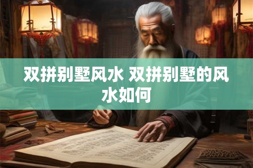 双拼别墅风水 双拼别墅的风水如何 双拼别墅风水 双拼别墅的风水如何