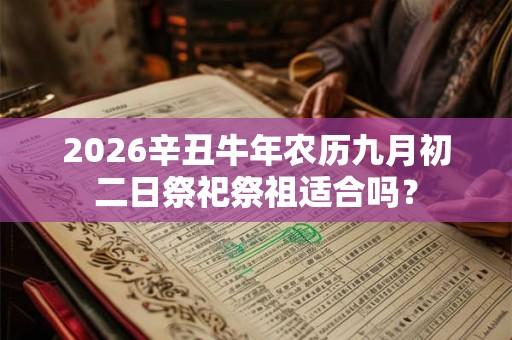 2026辛丑牛年农历九月初二日祭祀祭祖适合吗？