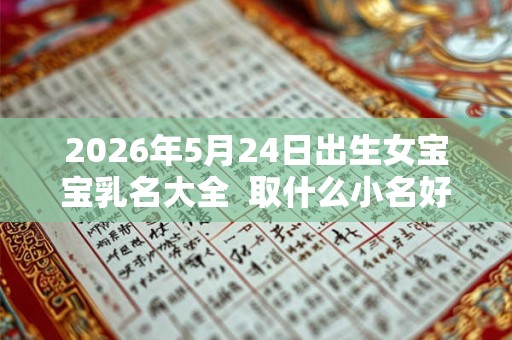 2026年5月24日出生女宝宝乳名大全  取什么小名好