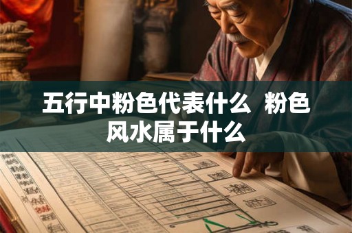 五行中粉色代表什么  粉色风水属于什么