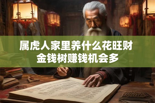 属虎人家里养什么花旺财 金钱树赚钱机会多