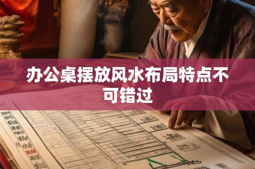 办公桌摆放风水布局特点不可错过