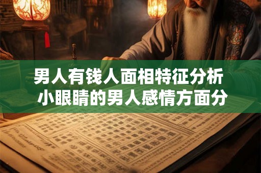 男人有钱人面相特征分析 小眼睛的男人感情方面分析 男人有钱人面相特征分析 小眼睛的男人感情方面分析