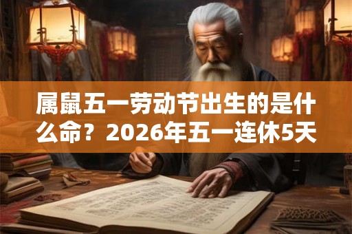 属鼠五一劳动节出生的是什么命？2026年五一连休5天吗？