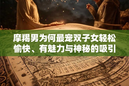 摩羯男为何最宠双子女轻松愉快、有魅力与神秘的吸引力