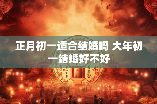 正月初一适合结婚吗 大年初一结婚好不好