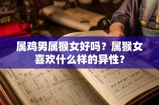 属鸡男属猴女好吗?属猴女喜欢什么样的异性? 属鸡男属猴女好吗?属猴女喜欢什么样的异性?