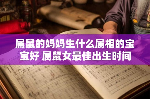 属鼠的妈妈生什么属相的宝宝好 属鼠女最佳出生时间
