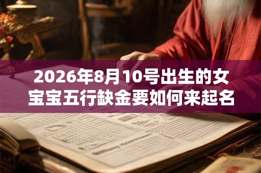 2026年8月10号出生的女宝宝五行缺金要如何来起名