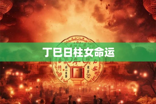 丁巳日柱女命运