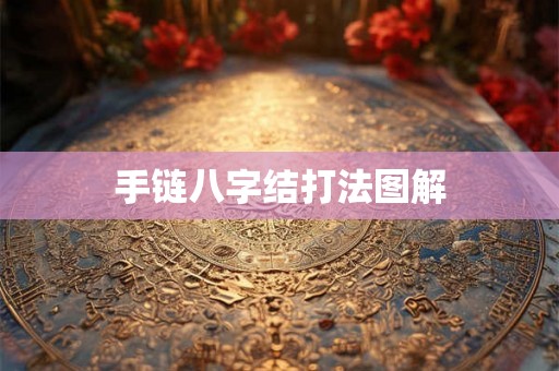 手链八字结打法图解