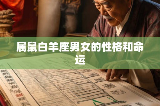 属鼠白羊座男女的性格和命运