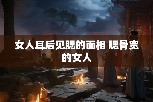 女人耳后见腮的面相 腮骨宽的女人