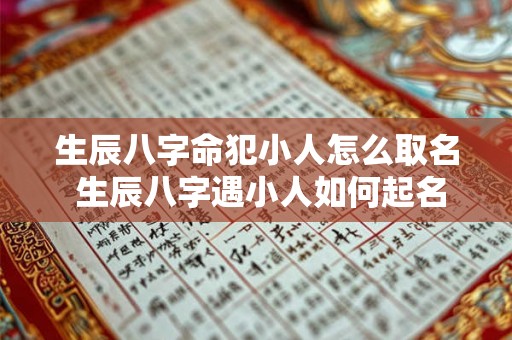 生辰八字命犯小人怎么取名 生辰八字遇小人如何起名 生辰八字命犯小人怎么取名 生辰八字遇小人如何起名