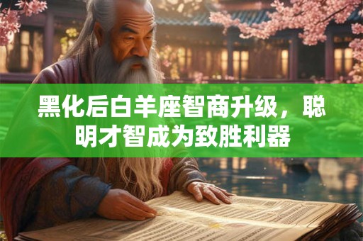 黑化后白羊座智商升级，聪明才智成为致胜利器