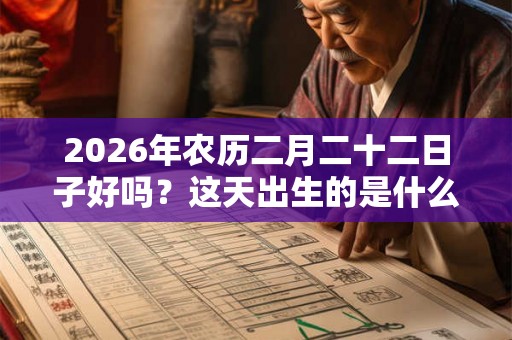 2026年农历二月二十二日子好吗？这天出生的是什么星座？