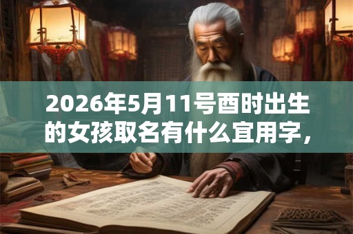2026年5月11号酉时出生的女孩取名有什么宜用字，五行八字是什么