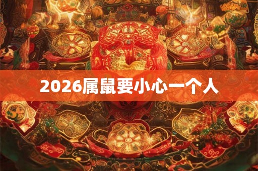 2026属鼠要小心一个人