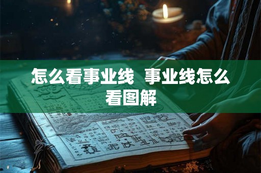 怎么看事业线  事业线怎么看图解