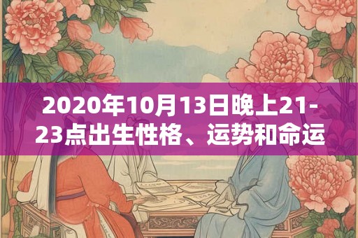2020年10月13日晚上21-23点出生性格、运势和命运