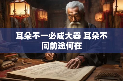 耳朵不一必成大器 耳朵不同前途何在