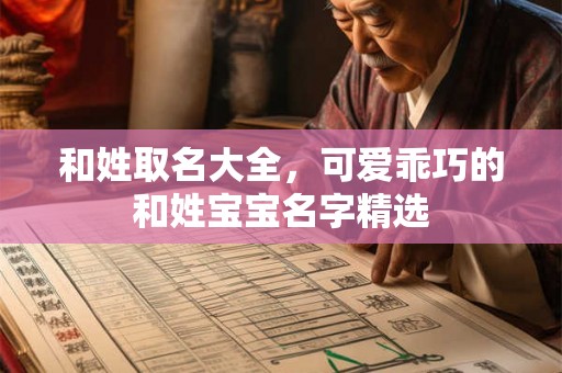 和姓取名大全，可爱乖巧的和姓宝宝名字精选