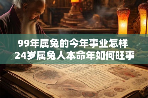 99年属兔的今年事业怎样 24岁属兔人本命年如何旺事业