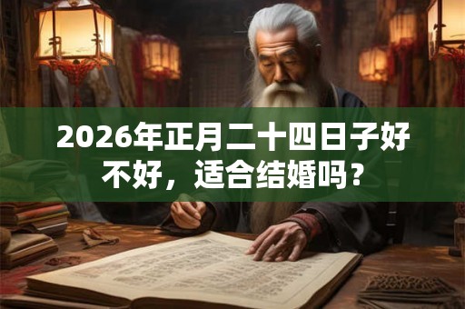 2026年正月二十四日子好不好，适合结婚吗？